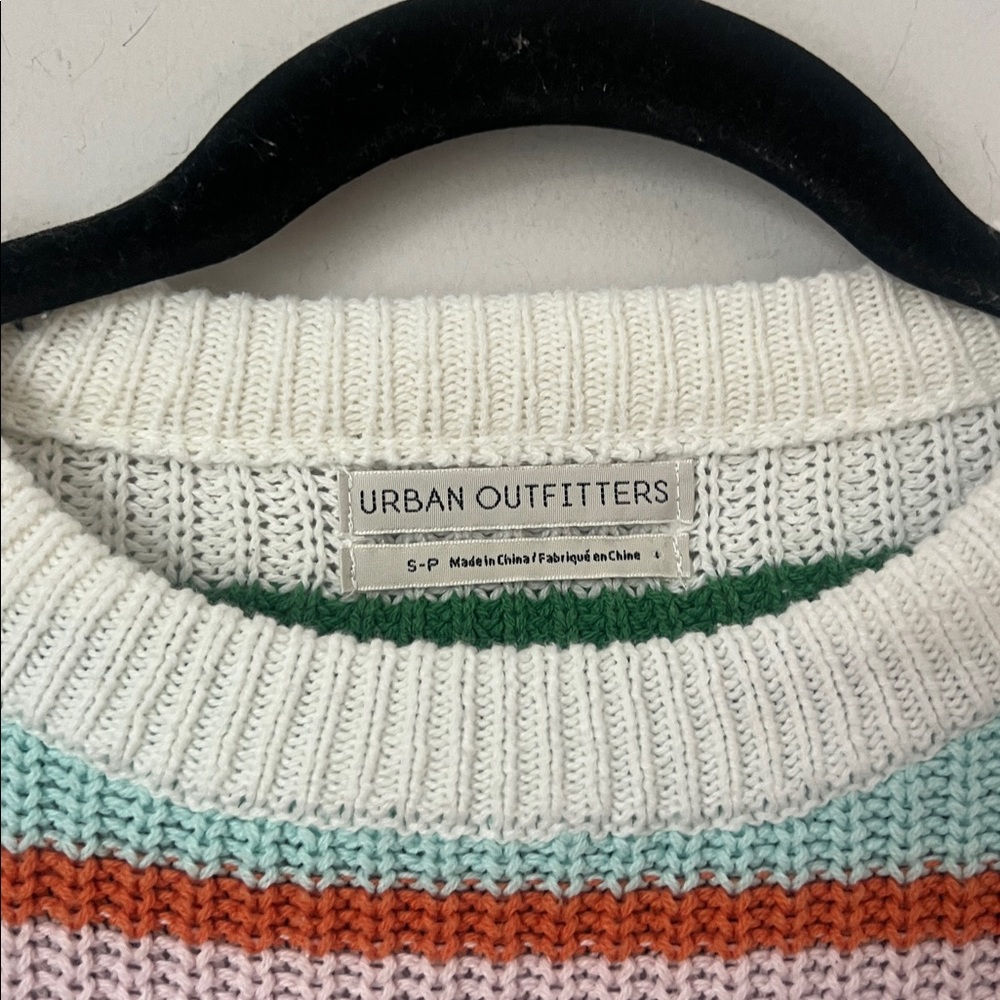 Urban outfitters multi colored striped sweater size small - Picture 3 of 6